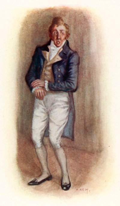 Illustration for Northanger Abbey by Arthur Wallis Mills